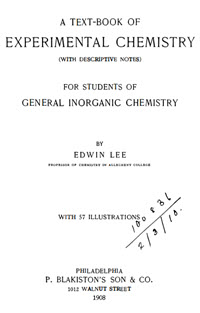 A Text-Book of Experimental Chemistry – 10037506